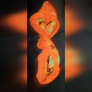 Vibrant Orange and Green Art Infnity Scarf